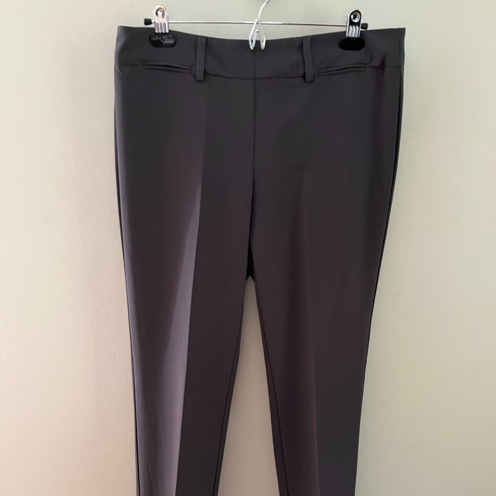 NWOT Zac & Rachel Gray Straight Leg Trouser 10